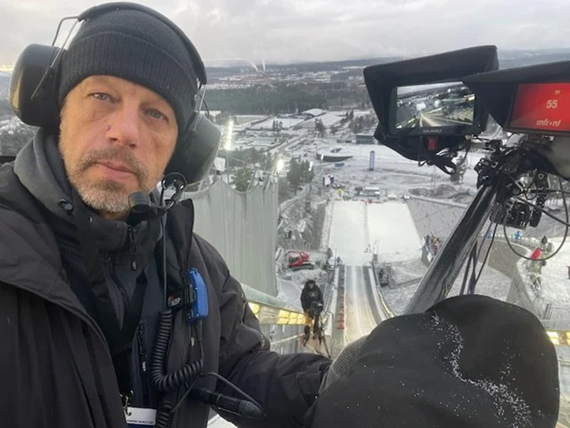  跳台滑雪锦标赛 Polecam鱼竿摇臂捕捉极致动感